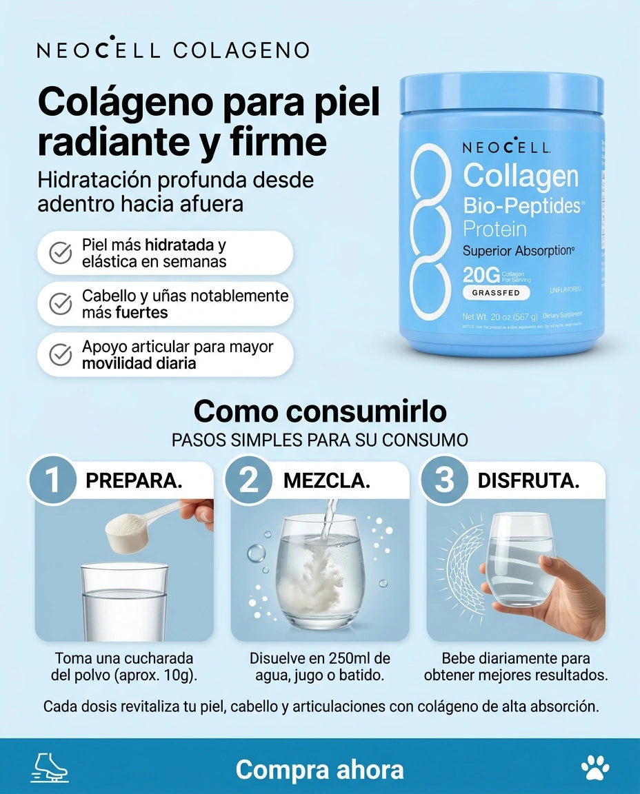 NeoCell Colageno Bio-Peptides (567gr)